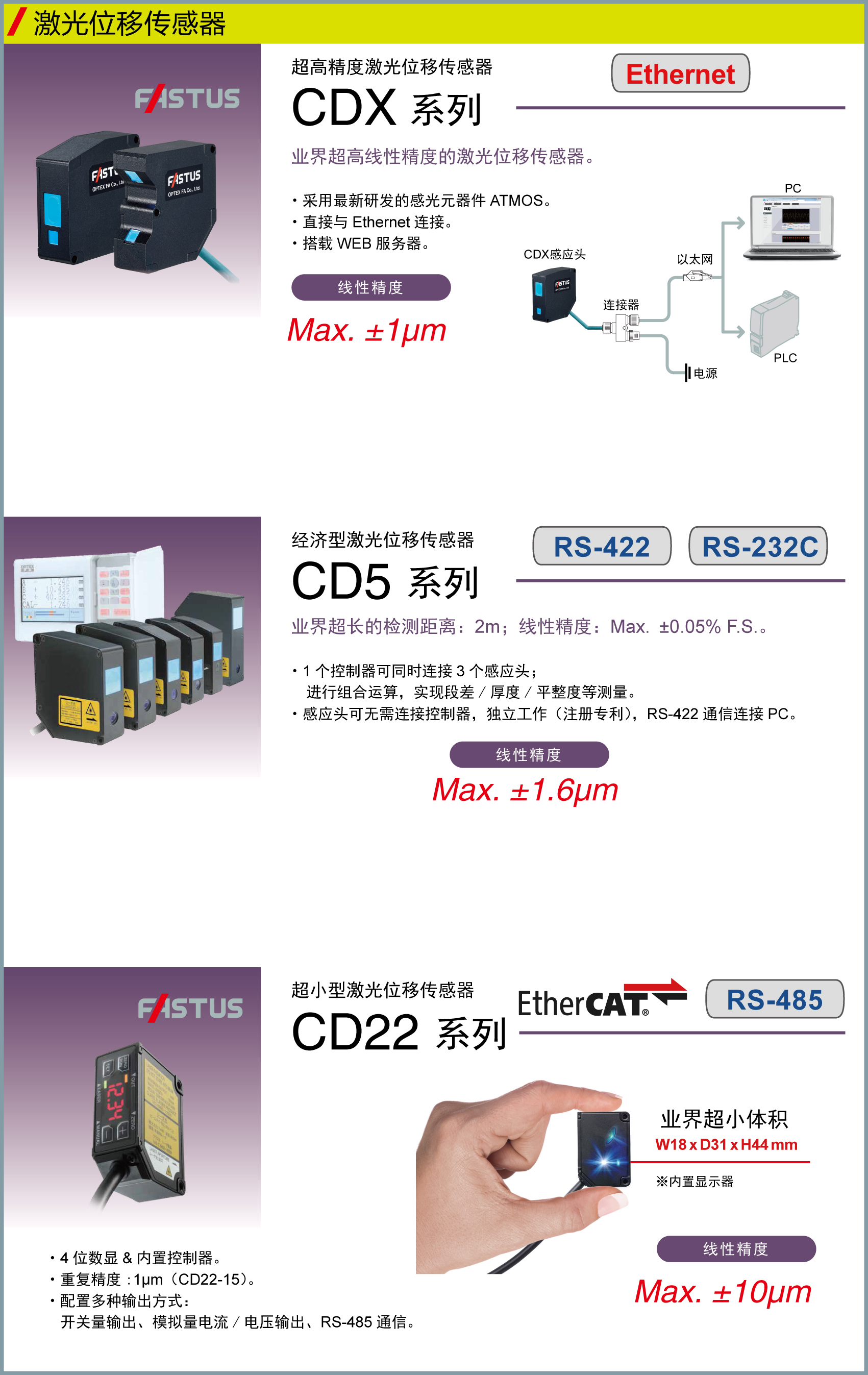 [OPTEX] 应用于锂电池行业的光电传感器